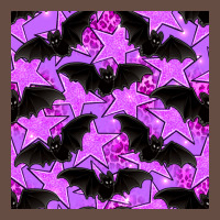 Halloween Bat And Stars Seamless Pattern Long Sleeve Tee | Teevron