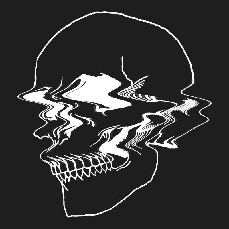 Creepy Cool Egirl Eboy Pastel Goth Vaporwave Glitch Skull Sweatshirt Heavyweight Hoodie by linhVisuals | Teevron