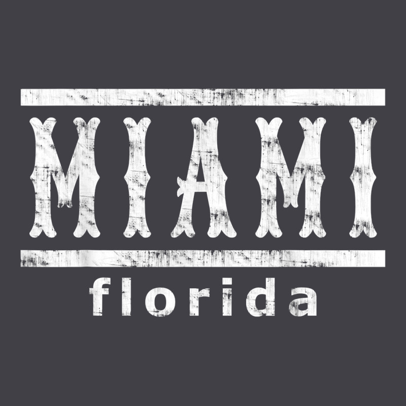 Miami Florida Souvenir T Shirt Heavyweight Hoodie by linhVisuals | Teevron