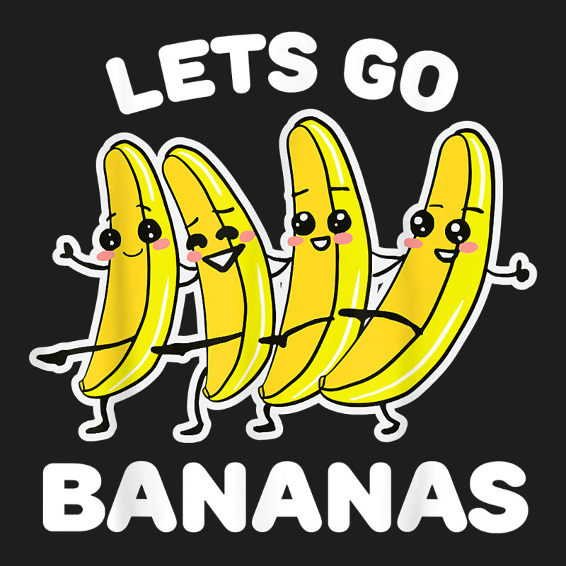 Lets Go Bananas Shirt  Funny Fruit Pun Shirt  Banana T Shirt Heavyweight Hoodie by linhVisuals | Teevron