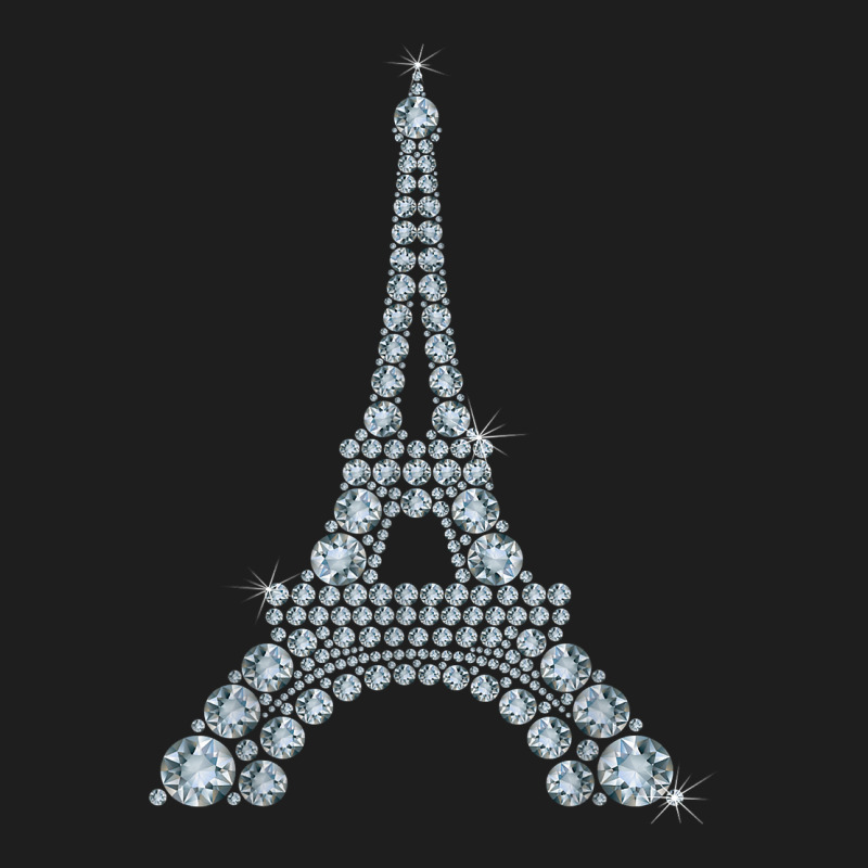 Eiffel Tower With Diamonds The Parisian French Love Sign T Shirt Heavyweight Hoodie by linhVisuals | Teevron