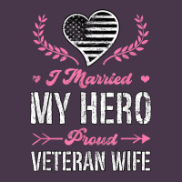 I Married My Hero Proud Veteran Wife Usa Military Husband T Shirt Heavyweight Hoodie | Teevron