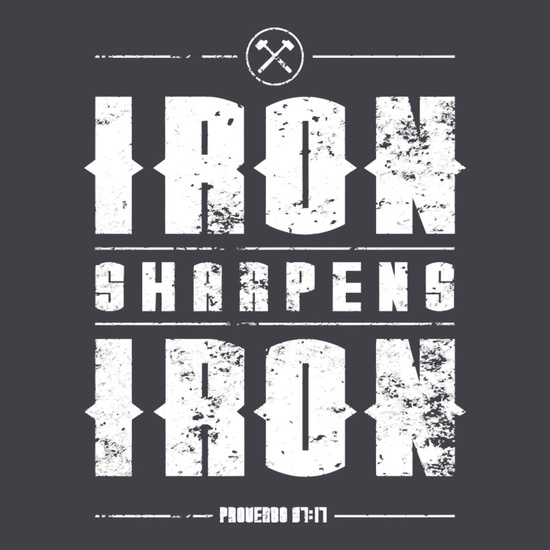 Iron Sharpens Iron Proverbs Christian Bible Verse Religious Pullover H Heavyweight Hoodie by linhVisuals | Teevron
