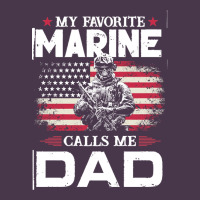 My Favorite Marine Calls Me Dad T  Shirt Father's Day Flag My Favorite Heavyweight Hoodie | Teevron