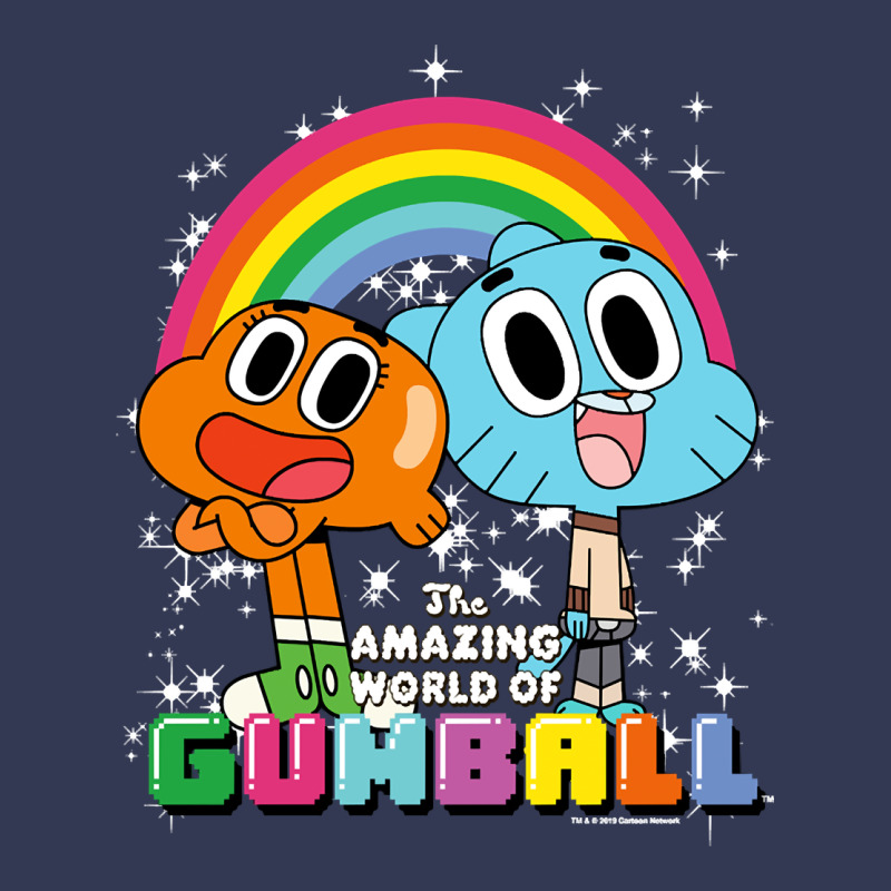 Cn The Amazing World Of Gumball & Darwin Rainbow Portrait Pullover Hoo Heavyweight Hoodie by linhVisuals | Teevron