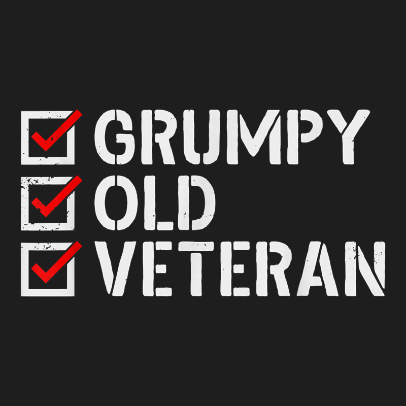 Grumpy Old Veteran Patriotic American Military Veteran T Shirt Heavyweight Hoodie by linhVisuals | Teevron