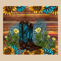 Boot Cactus Sunflower Gemstone Heavyweight Sweatshirt | Teevron