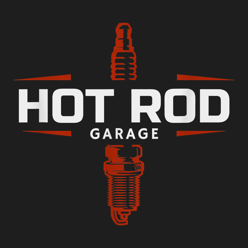Hot Rod Garage Custom Retro Classic Car Spark Plug T Shirt Heavyweight Hoodie by linhVisuals | Teevron