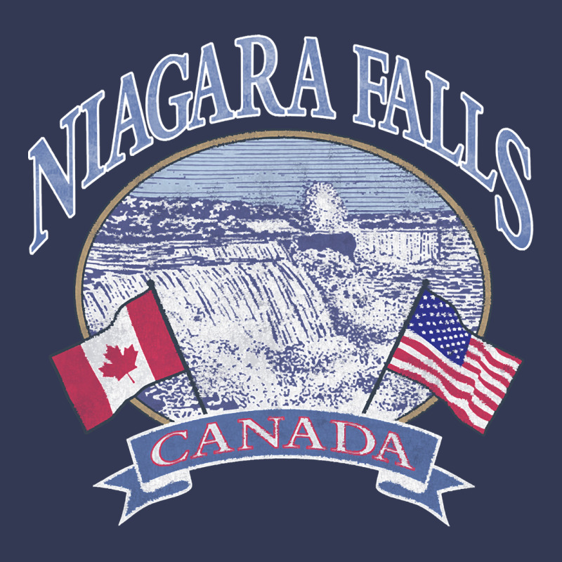 Americana Niagara Falls Scene Canada America Flags Sweatshirt Heavyweight Hoodie by linhVisuals | Teevron