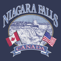 Americana Niagara Falls Scene Canada America Flags Sweatshirt Heavyweight Hoodie | Teevron
