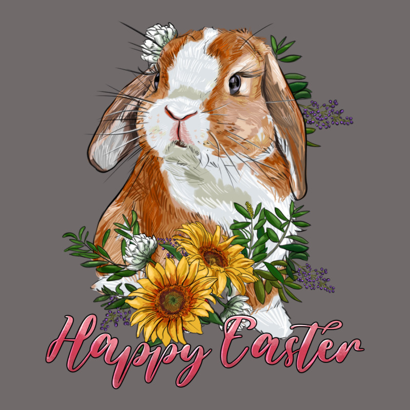 Happy Easter With Bunny And Sunflowers Urban Hoodie by RanaPortraitStore | Teevron