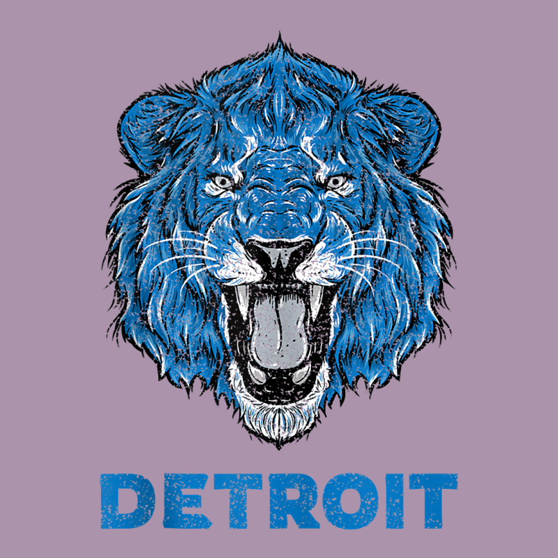 Funny Vintage Lion Face Head Detroit Gifts Tank Top Heavyweight Hoodie by linhVisuals | Teevron