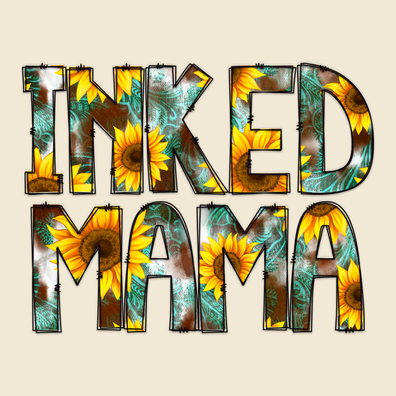 Inked Mama Flowers Ladies Tee by CowCowDesign | Teevron