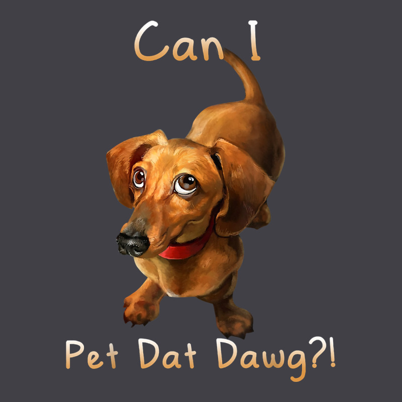Can I Pet Dat Dawg Funny Dog Dachshund Lover Doxie Gift T Shirt Heavyweight Hoodie by linhVisuals | Teevron