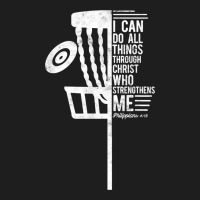Christian Disc Golf I Can Do All Things Philippians 4 13 T Shirt Heavyweight Hoodie | Teevron
