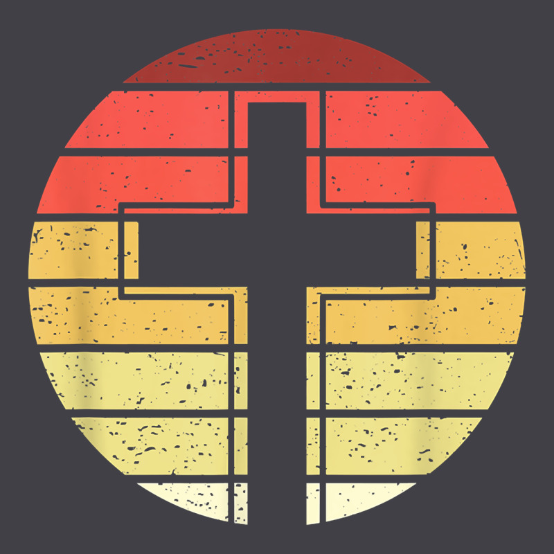 Jesus Cross Retro Style Vintage T Shirt Heavyweight Hoodie by linhVisuals | Teevron