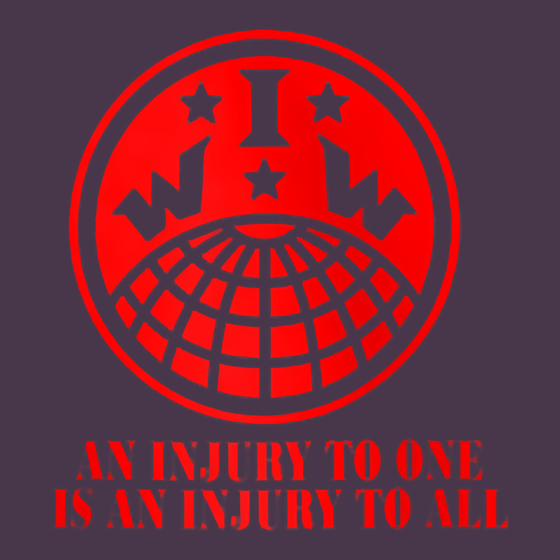 Iww Injury One Is Injury To All Front And Back Red Zip Hoodie Heavyweight Hoodie by linhVisuals | Teevron