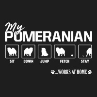 Dog Pomeranian Cute Dog Puppy Pet Black Paw Heavyweight Hoodie | Teevron