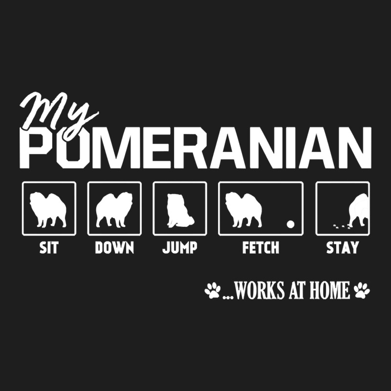 Dog Pomeranian Cute Dog Puppy Pet Black Paw Heavyweight Hoodie by linhVisuals | Teevron