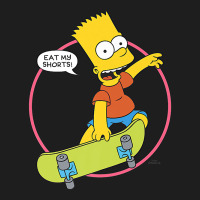 The Simpsons Bart Simpson Eat My Shorts Premium T Shirt Heavyweight Hoodie | Teevron