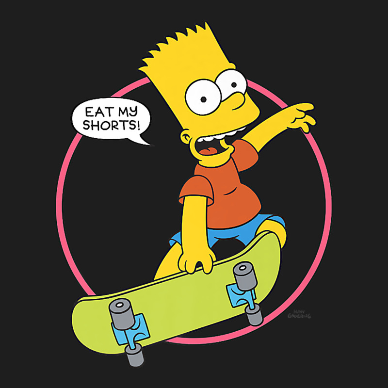 The Simpsons Bart Simpson Eat My Shorts Premium T Shirt Heavyweight Hoodie by linhVisuals | Teevron