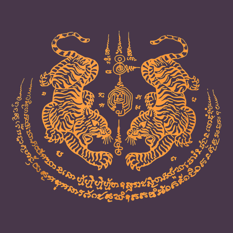 Twin Tiger Sak Yant Tattoo Muay Thai Thailand Martial Art Tank Top Heavyweight Hoodie by linhVisuals | Teevron
