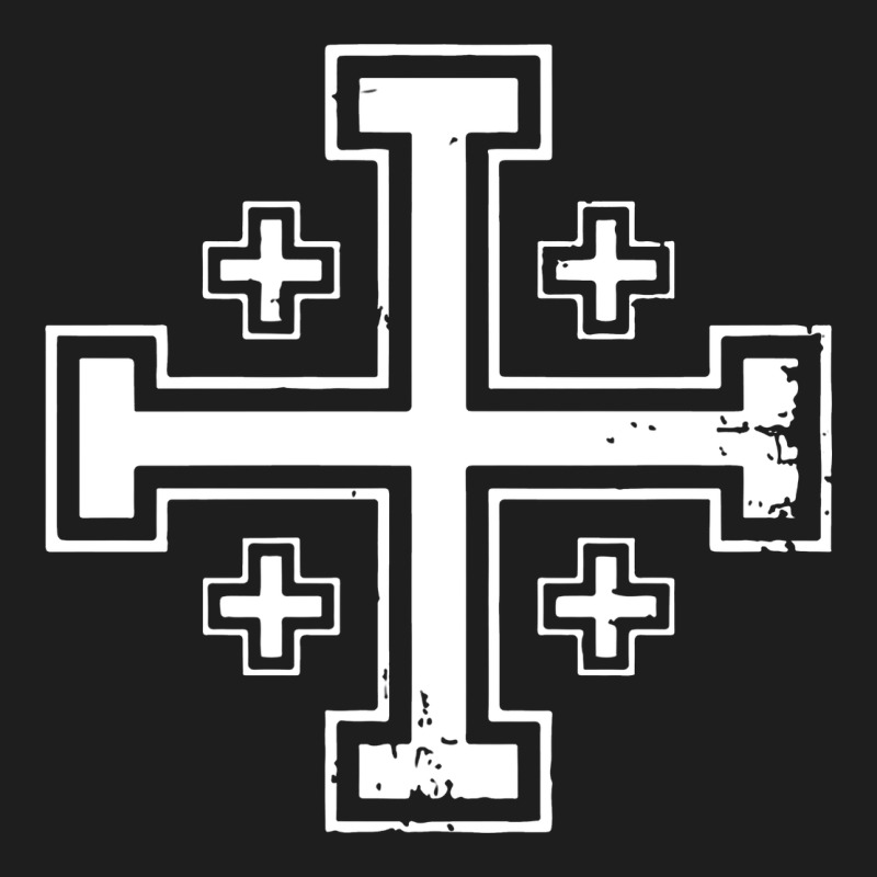 Crusader Cross Of Jerusalem Knights Templa Heavyweight Hoodie by linhVisuals | Teevron