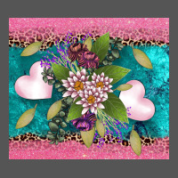 V.d Flowers And Hearts Zipper Hoodie | Teevron