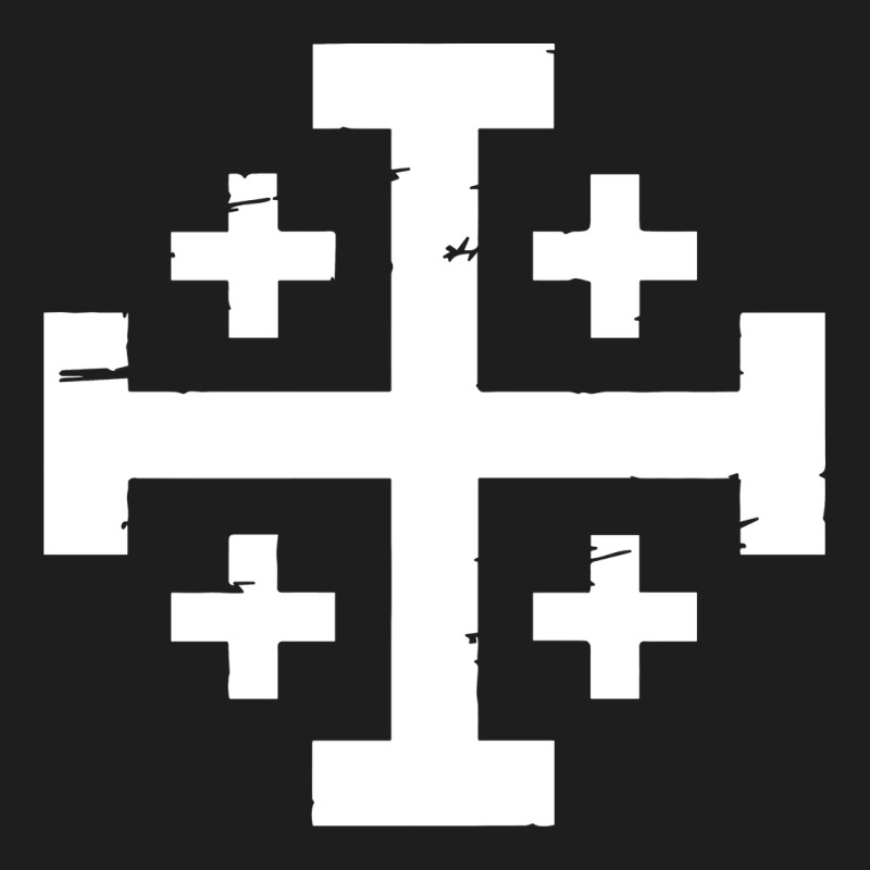 Crusader Cross Of Jerusalem Heavyweight Hoodie by linhVisuals | Teevron