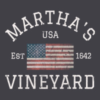 Martha's Vineyard Massachusetts American Flag Usa Vintage Pullover Hoo Heavyweight Hoodie | Teevron