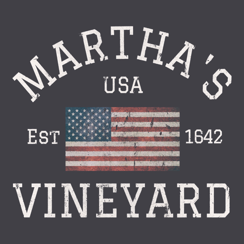 Martha's Vineyard Massachusetts American Flag Usa Vintage Pullover Hoo Heavyweight Hoodie by linhVisuals | Teevron