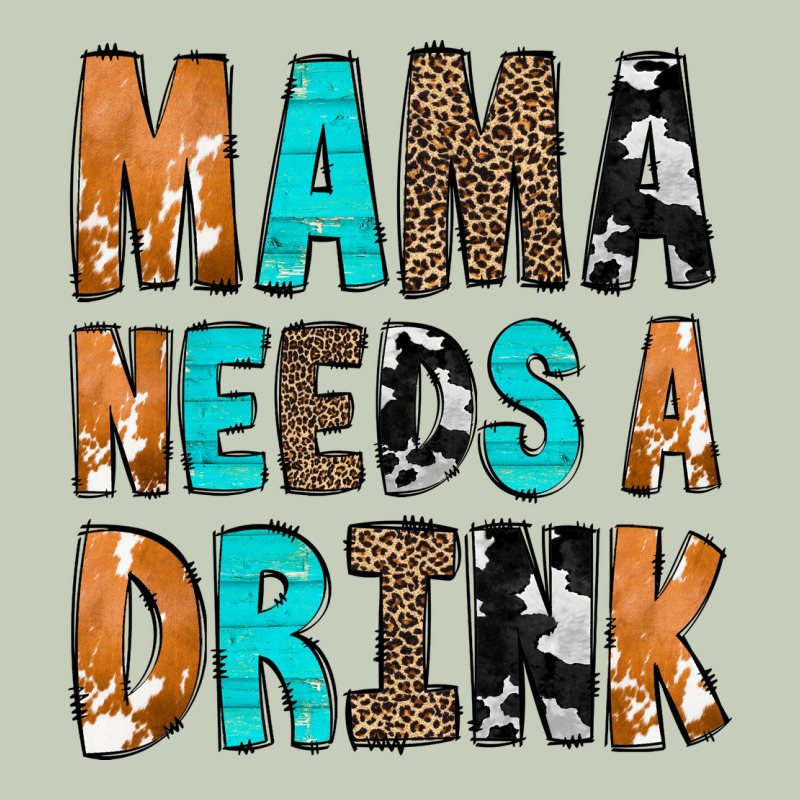 Mama Needs A Drink Ladies Tee by CowCowDesign | Teevron