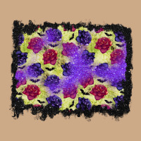 Halloween Bat And Roses Background Vintage Hoodie | Teevron