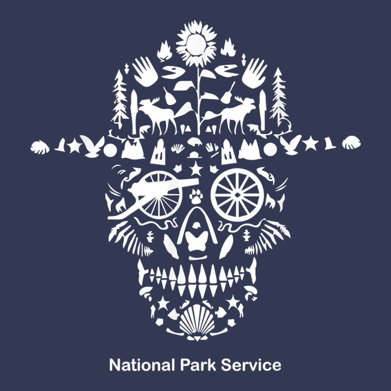 National Park Service, Skull Animals Hiking Camping Eliments T Shirt Heavyweight Hoodie by linhVisuals | Teevron