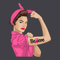 Believe Cancer Awareness Women Gift Heavyweight Hoodie | Teevron