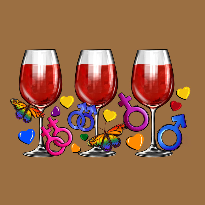 Pride Wine Cups Vintage Tee by FaDigitalArtStudio | Teevron