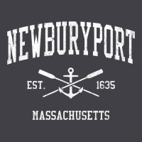 Newburyport Ma Vintage Crossed Oars & Boat Anchor Sports T Shirt Heavyweight Hoodie | Teevron