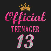 Official 13 Teenager Cute 13th Birthday Ideas For Girls T Shirt Heavyweight Hoodie | Teevron