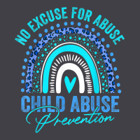 No Excuse Child Abuse Prevention Awareness Leopard Rainbow T Shirt Heavyweight Hoodie | Teevron