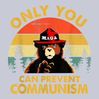 Vintage Only You Can Prevent Communism Funny Bear Camping T Shirt Heavyweight Hoodie | Teevron