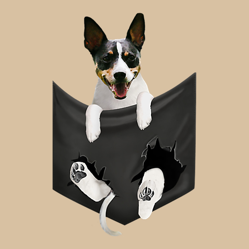 Rat Terrier Dog In Pocket, Rattie Puppy, Ratting Terrier T Shirt Heavyweight Hoodie by linhVisuals | Teevron
