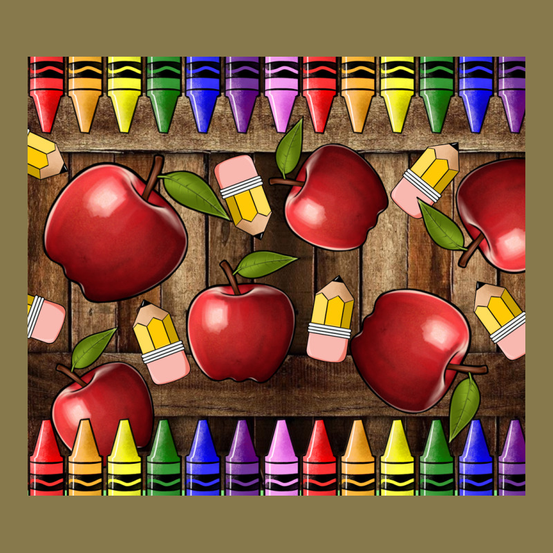 Crayons And Apples Premium Hoodie by LillyAllenDesigns | Teevron