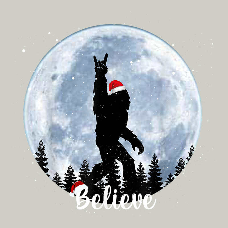 Santa Bigfoot Christmas Rock Funny Sasquatch Believe Xmas T Shirt Heavyweight Hoodie by linhVisuals | Teevron
