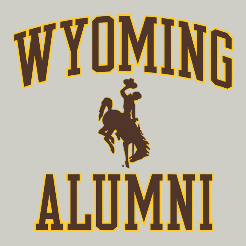 Wyoming Cowboys Apparel Alumni Classic Arch Long Sleeve T Shirt Heavyweight Hoodie by linhVisuals | Teevron