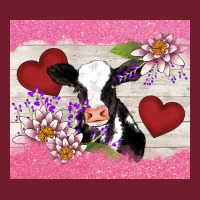 Lotus Heart Cow Valentine Zipper Hoodie | Teevron