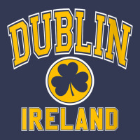 Womens Dublin Ireland Varsity Style Shamrock Green With Amber Print V Heavyweight Hoodie | Teevron