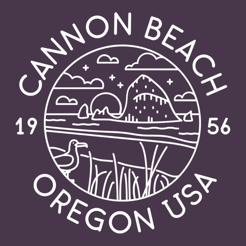 Cannon Beach 1956 Oregon Clatsop Sweatshirt Heavyweight Hoodie by linhVisuals | Teevron