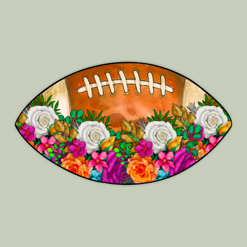 American Football Floral Ladies Tee by CowCowDesign | Teevron