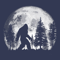 Bigfoot In The Forest Hiding At Night Full Moon Trees Nature T Shirt Heavyweight Hoodie | Teevron