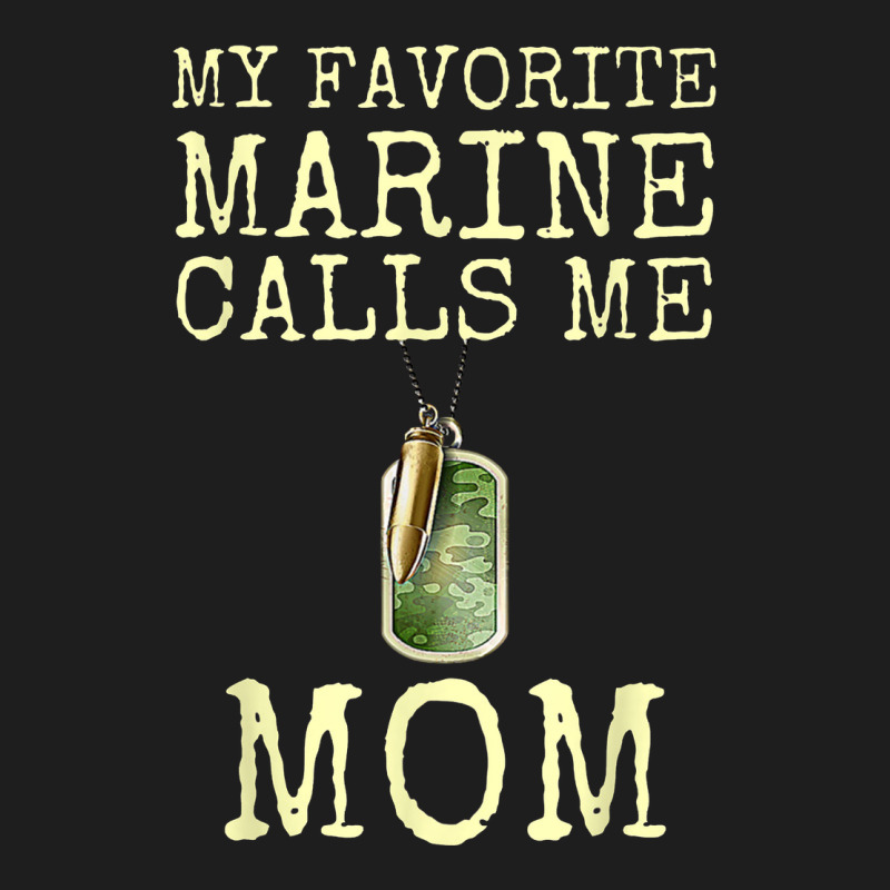 My Favorite Marine Calls Me Mom Heavyweight Hoodie by linhVisuals | Teevron